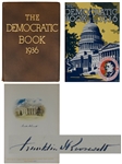 Franklin D. Roosevelt Signed Limited Edition of The Democratic Book 1936 -- Large, Impressive Tome Published for FDRs Re-Election